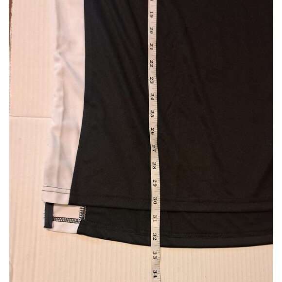 NEW Russell Athletic Men's XL Dri Fit Polo Shirt Black & White Coach NWT X Large - Picture 5 of 5